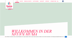 Desktop Screenshot of huma.de